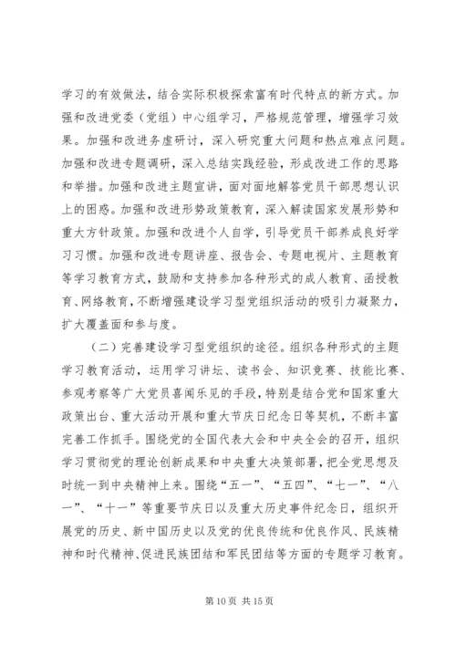 学习型党组织建设学习材料.docx