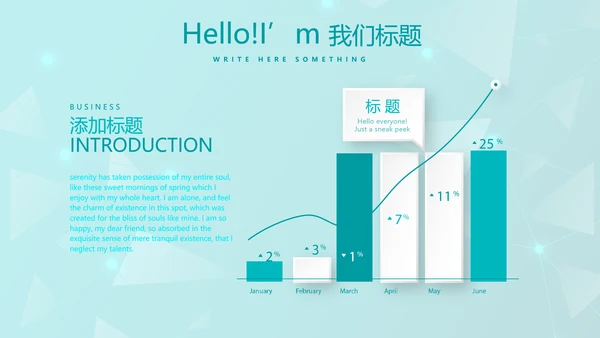 蓝色管理医疗器械行业动态PPT