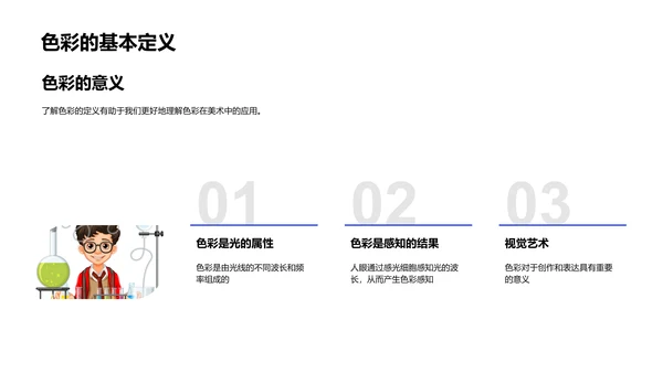 高中美术色彩学PPT模板