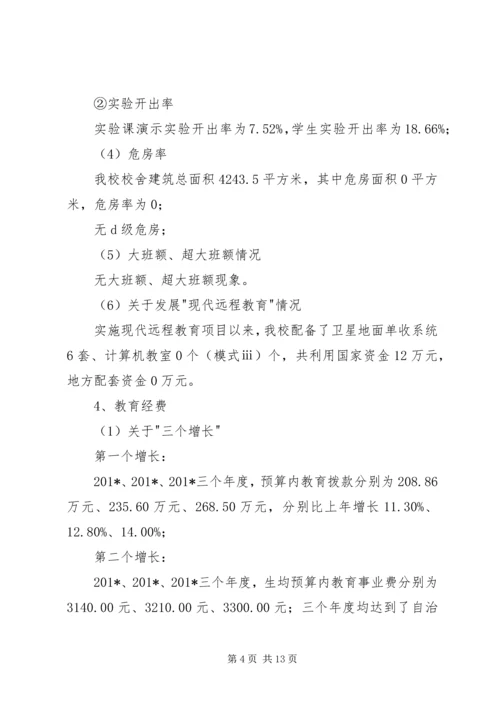 学校义务教育自查报告.docx
