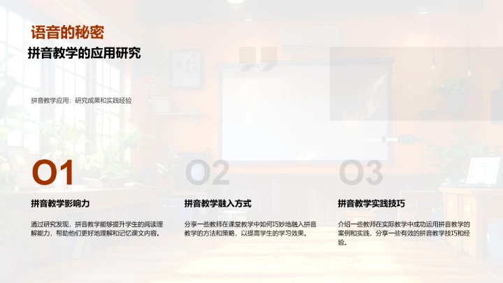 拼音教学实用攻略PPT模板