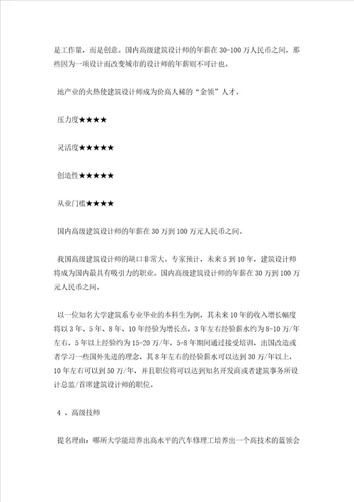 经济类专业大学排名