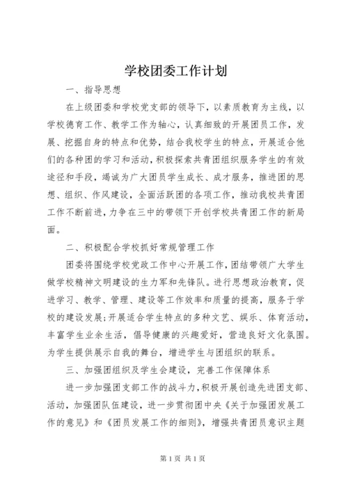 学校团委工作计划 (42).docx