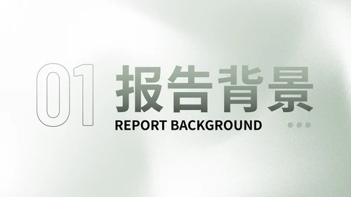 极简商务行业可行性研究报告计划书PPT模板