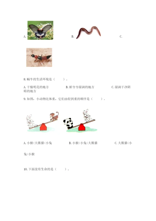 教科版一年级下册科学期末测试卷精品【名师推荐】.docx