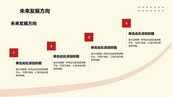 简约扁平风红色精神学习主题班会PPT模板