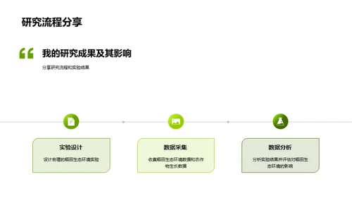 稻田生态的科学探究