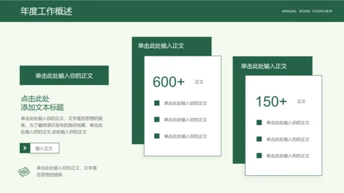 深绿色简约风产品介绍通用PPT演示模板