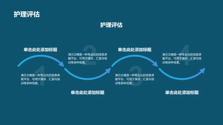 病例汇报与护理研究展示PPT模板