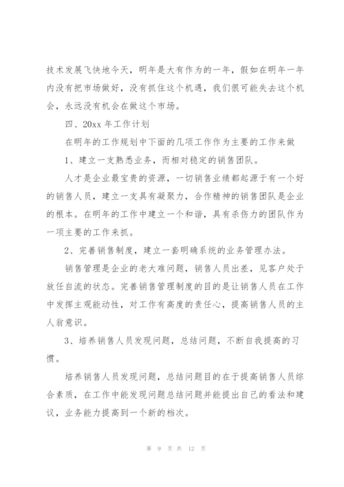 销售年终总结及计划怎么写.docx