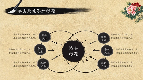 中国风传统文化语文公开课课件PPT模板