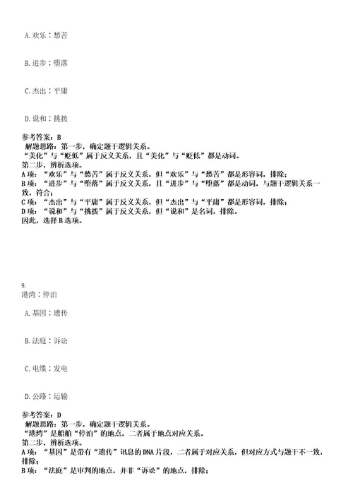 2022年广东惠州仲恺高新区东江科技园专业人才招聘6人考试押密卷含答案解析0