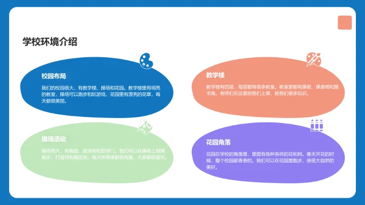 小学生新生自我介绍PPT模板