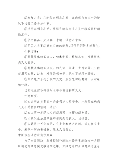 中医诊所消防应急预案.docx