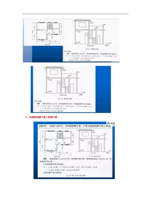 超全脚手架计算规则及计算实例.docx