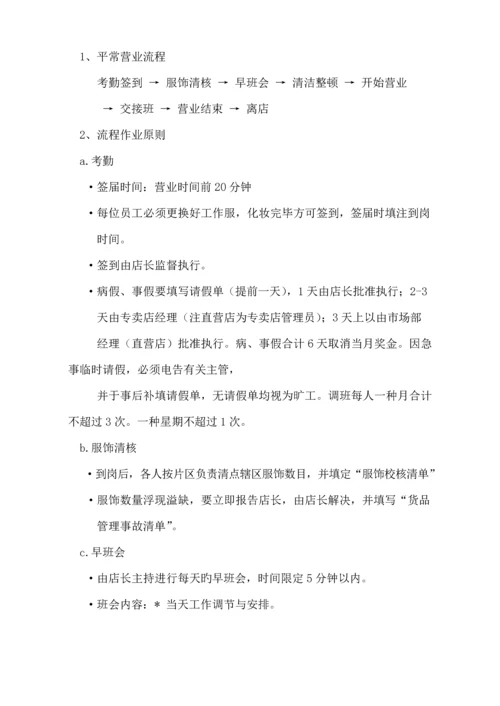 专卖店管理新版制度标准手册.docx
