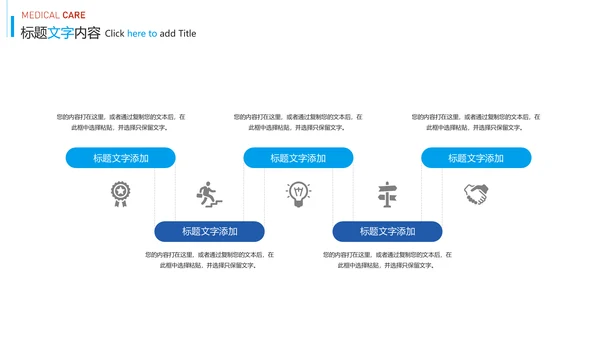 蓝色时尚医疗报告医学研究工作总结PPT模板
