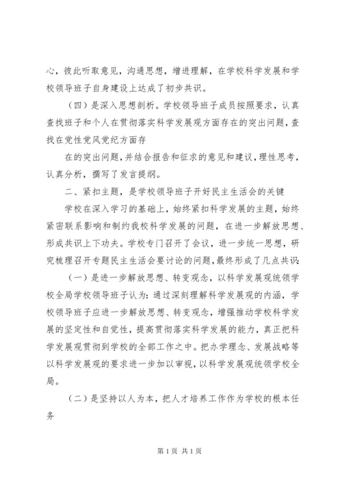 党员民主生活会总结.docx