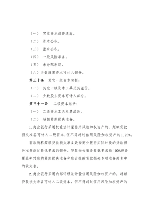 商业银行资本管理办法(试行)含附件.docx