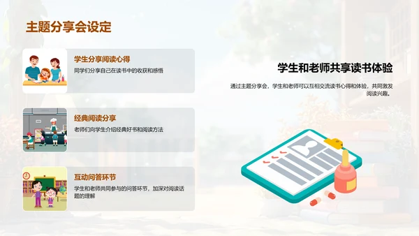 读书周活动方案PPT模板
