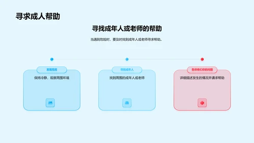 安全教育学生报告PPT模板