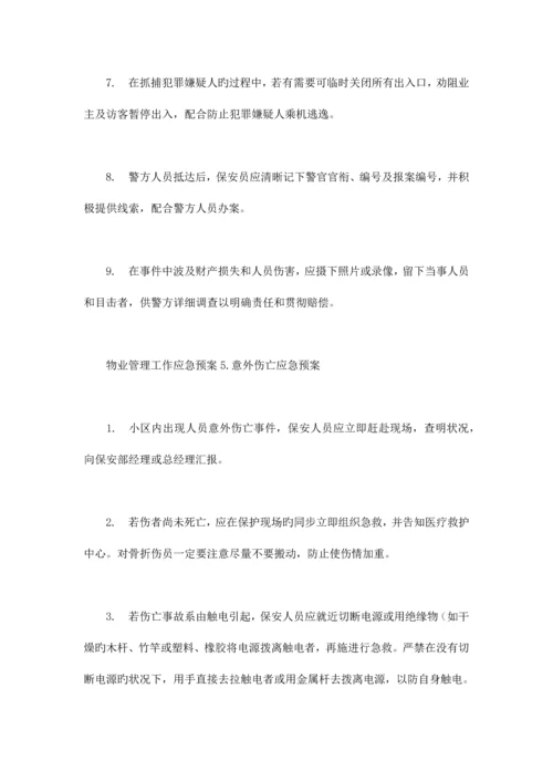 2023年物业管理应急预案.docx