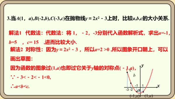 人教版数学九年级上册22.1.3.1  y=ax2+k(a≠0)的图象和性质课件（共28张PPT）