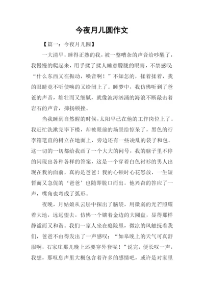 今夜月儿圆作文.docx