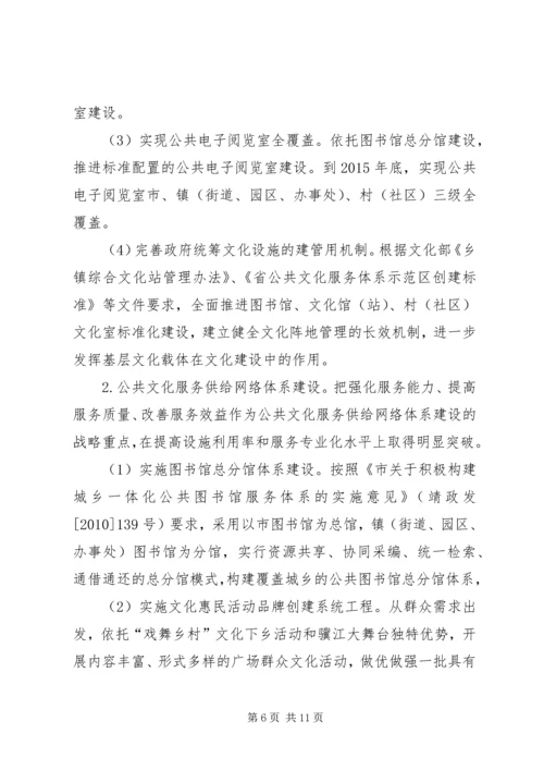 公共文化示范区创建工作意见.docx