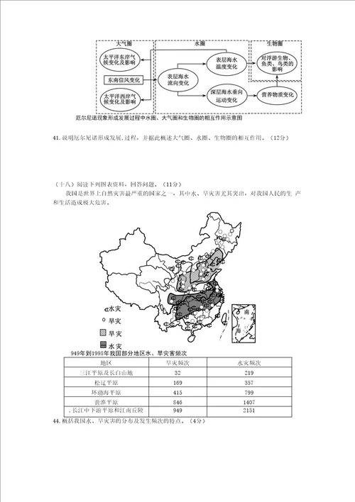 上海地理高二等级考第9讲水环境高考真题