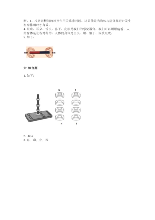 教科版二年级下册科学期末测试卷【完整版】.docx