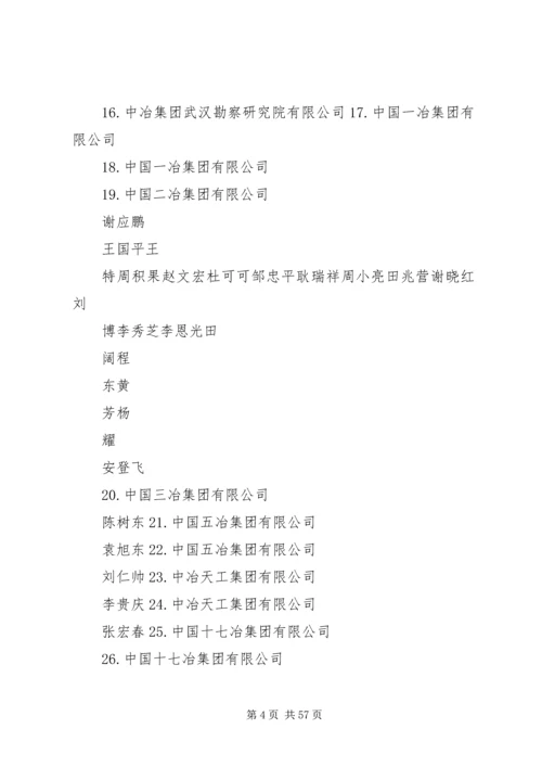 拟表彰20XX年先进基层党组织优秀共产党员中冶集团.docx