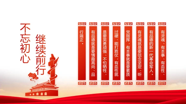 不忘初心同心筑梦党建年终工作总结PPT