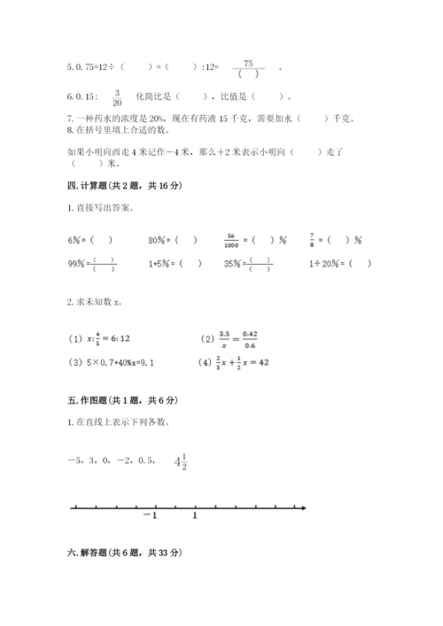 冀教版小升初数学模拟试卷含完整答案【易错题】.docx