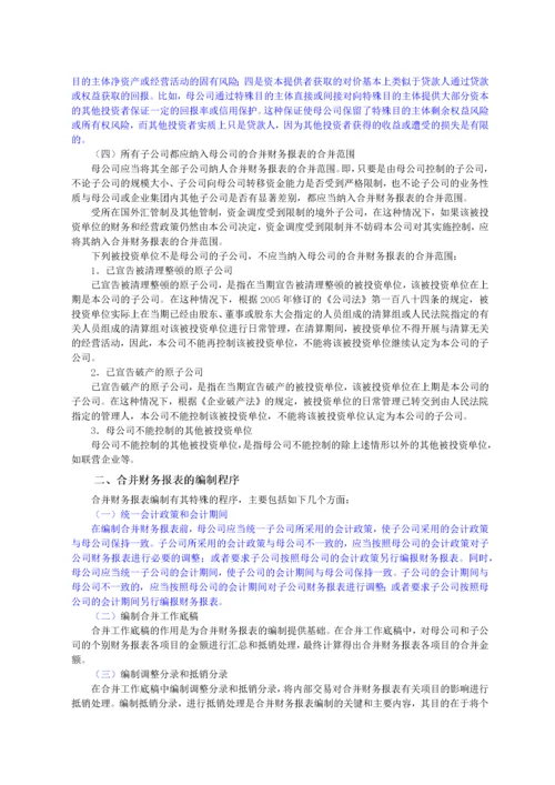 合并财务报表详细概述.docx