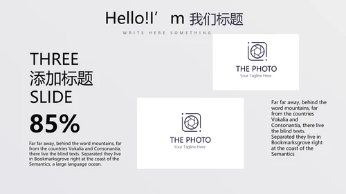 时尚创意公司产品介绍宣传通用PPT动态模板