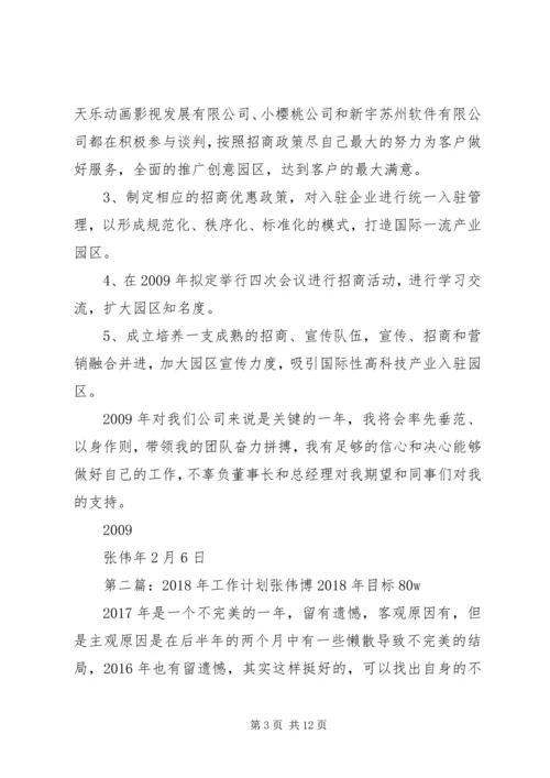 张伟XX年工作计划.docx