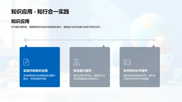 通识课程学习报告PPT模板