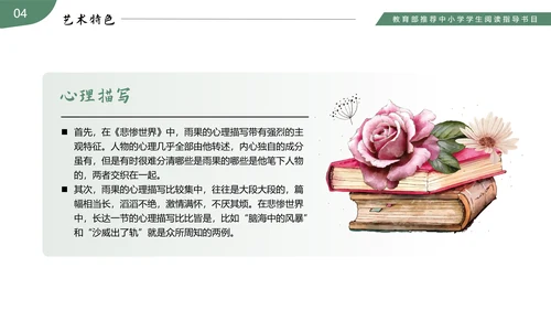 《悲惨世界》读书分享名著导读PPT模板