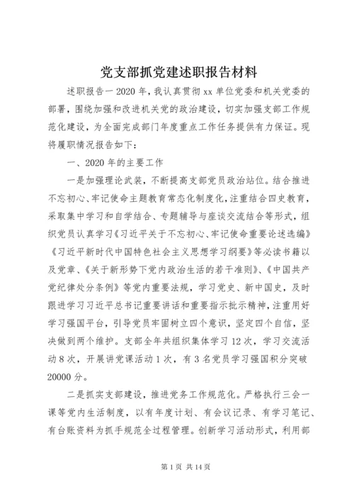 党支部抓党建述职报告材料.docx