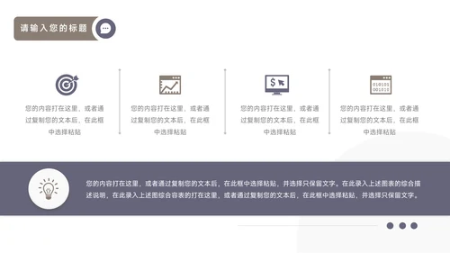 紫色图文实用欧美销售数据分析PPT模板
