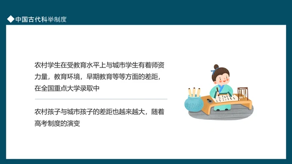 中国古代科举制度动态PPT模板