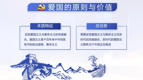 蓝色党建党支部年度工作计划动态PPT