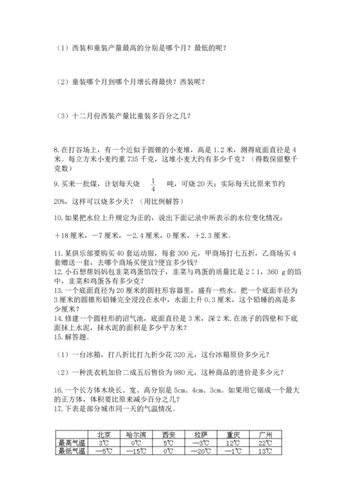 六年级小升初数学应用题50道含完整答案【必刷】.docx