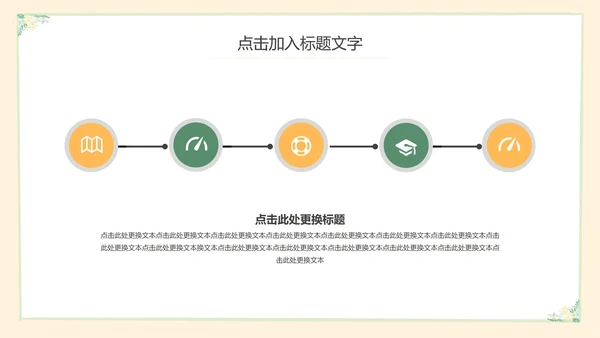 黄色小清新教育教学PPT模板
