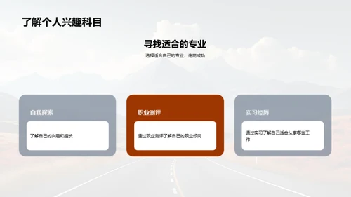 高三：未来路线图