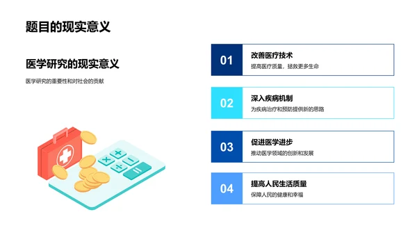 医学研究开题报告PPT模板