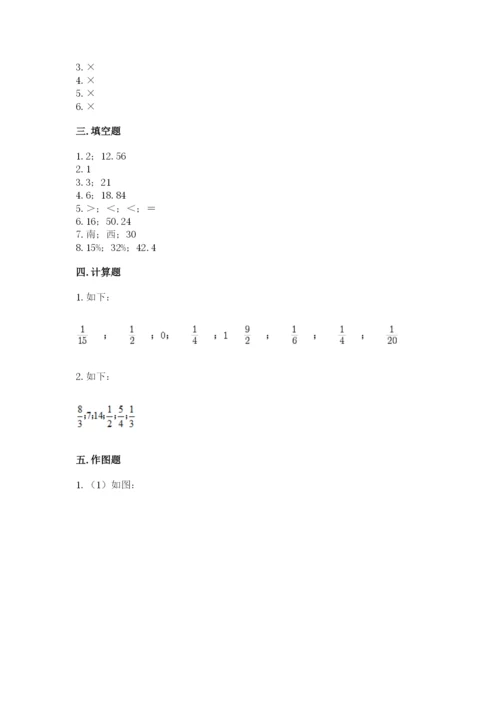 小学数学六年级上册期末卷（各地真题）word版.docx