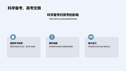 科学备考讲解PPT模板