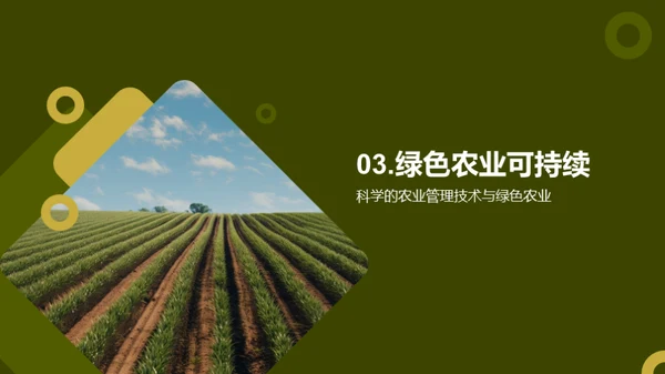 绿色农业的可持续发展